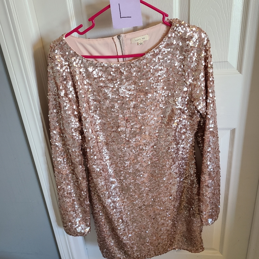 Brand new gold sequin dress